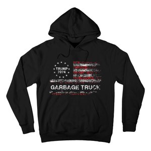 Garbage Truck Trump Supporter Garbage Trump 2024 Gift Hoodie