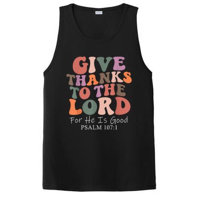 Give Thanks To The Lord For He Is Good Christian PosiCharge Competitor Tank