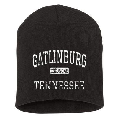 Gatlinburg Tennessee Tn Vintage Short Acrylic Beanie