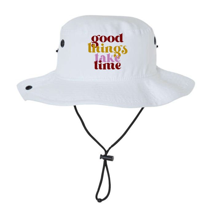 Good Things Take Time Positive Bucket Hat