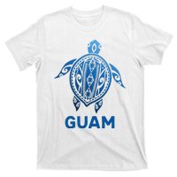 Guam Tribal Tattoo Blue Sea Turtle Souvenirs T-Shirt