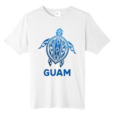 Guam Tribal Tattoo Blue Sea Turtle Souvenirs Tall Fusion ChromaSoft Performance T-Shirt