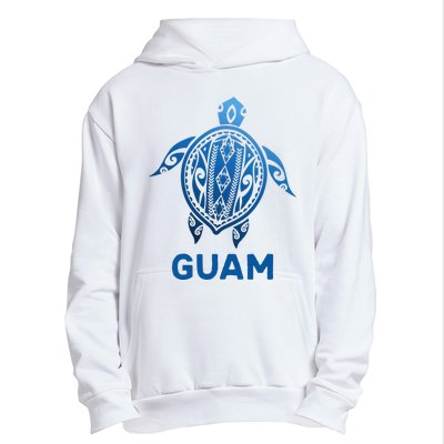 Guam Tribal Tattoo Blue Sea Turtle Souvenirs Urban Pullover Hoodie