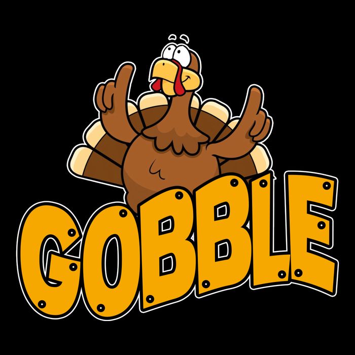 Gobble Turkey Thanksgiving Holiday Cooling Performance Crew T-Shirt