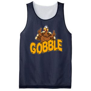 Gobble Turkey Thanksgiving Holiday Mesh Reversible Basketball Jersey Tank