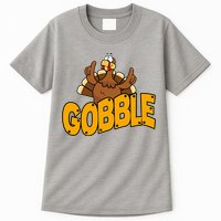 Gobble Turkey Thanksgiving Holiday Tall T-Shirt