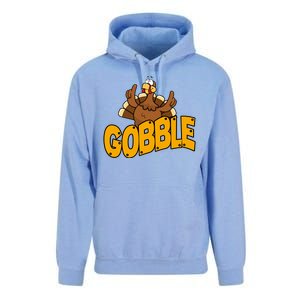 Gobble Turkey Thanksgiving Holiday Unisex Surf Hoodie