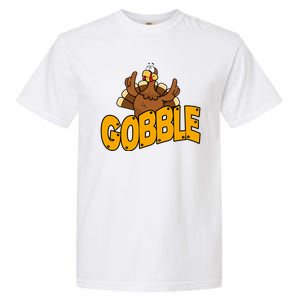 Gobble Turkey Thanksgiving Holiday Garment-Dyed Heavyweight T-Shirt