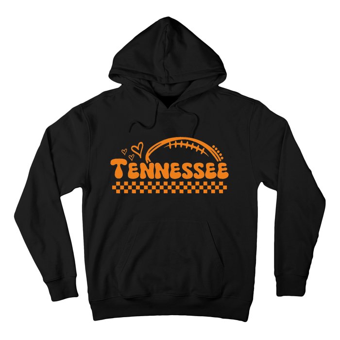 Groovy Tennessee Tn Orange Vintage Design Classic Tennessee Hoodie