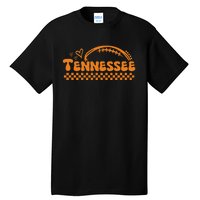 Groovy Tennessee Tn Orange Vintage Design Classic Tennessee Tall T-Shirt