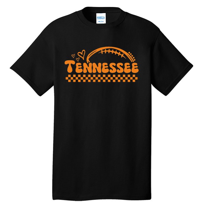 Groovy Tennessee Tn Orange Vintage Design Classic Tennessee Tall T-Shirt