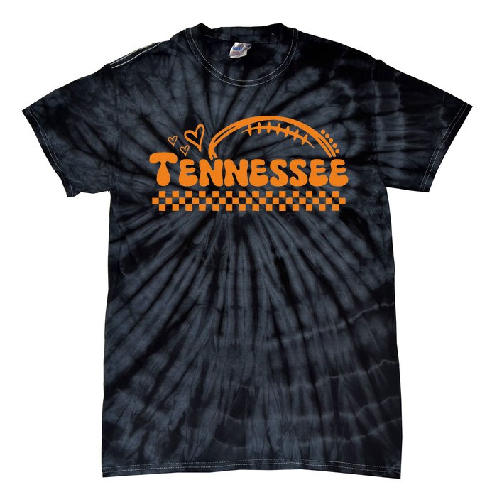 Groovy Tennessee Tn Orange Vintage Design Classic Tennessee Tie-Dye T-Shirt