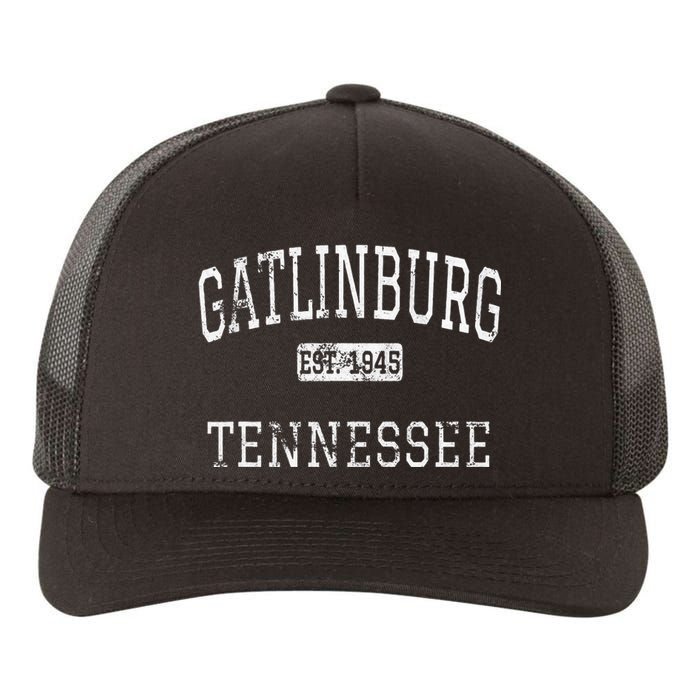 Gatlinburg Tennessee TN Vintage Yupoong Adult 5-Panel Trucker Hat