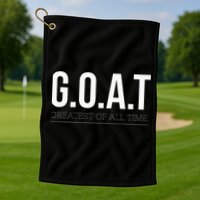 G.O.A.T The Ultimate Champion Golf Towel