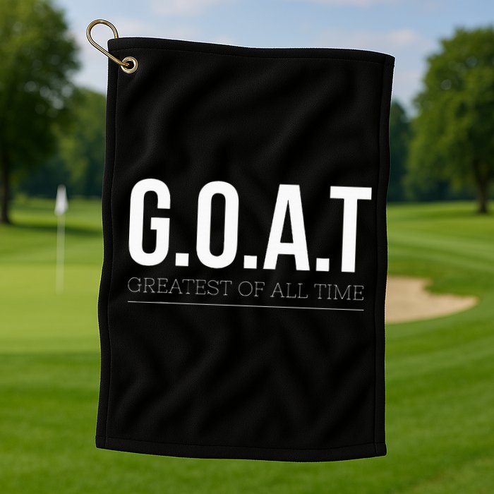 G.O.A.T The Ultimate Champion Golf Towel