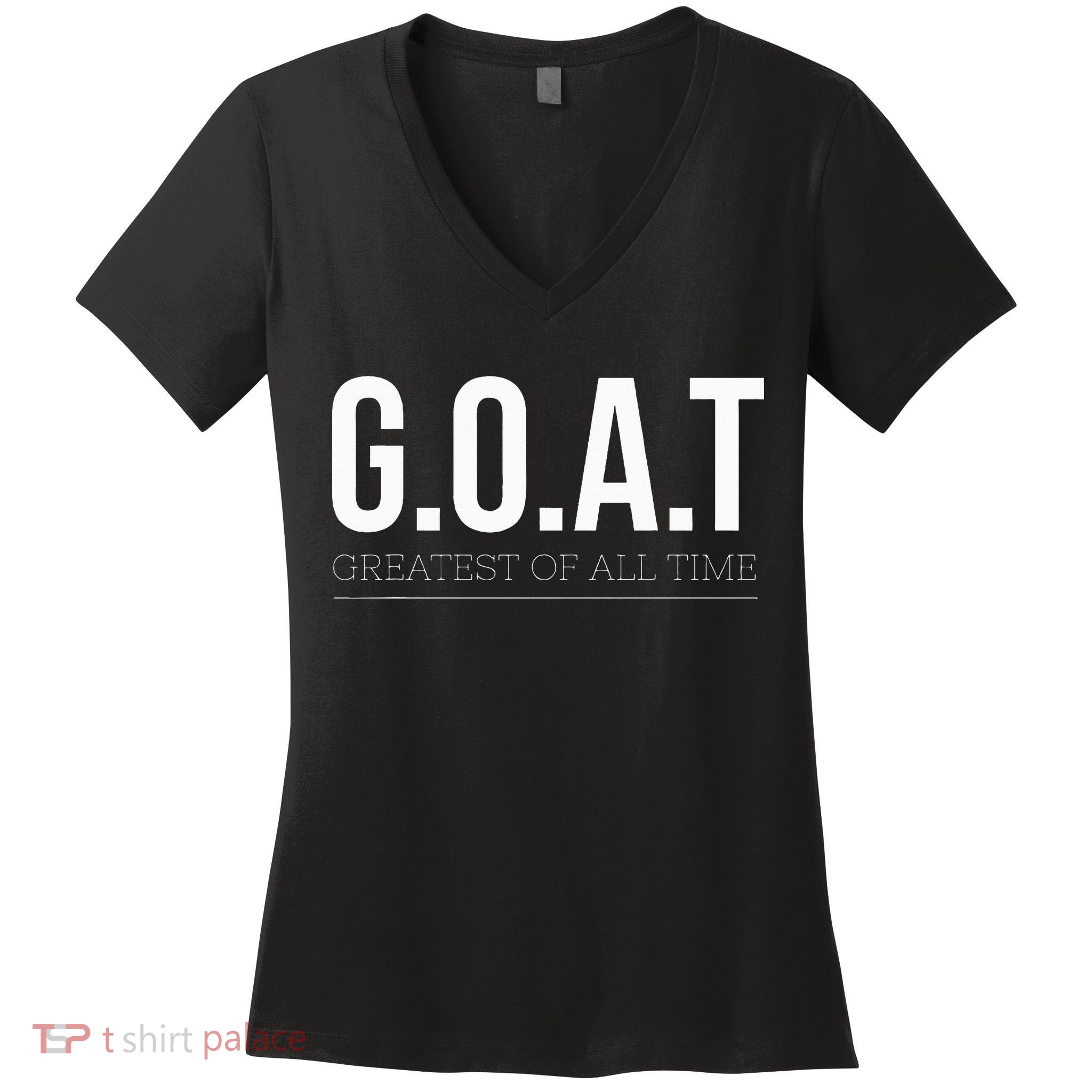 G.O.A.T The Ultimate Champion Women's V-Neck T-Shirt