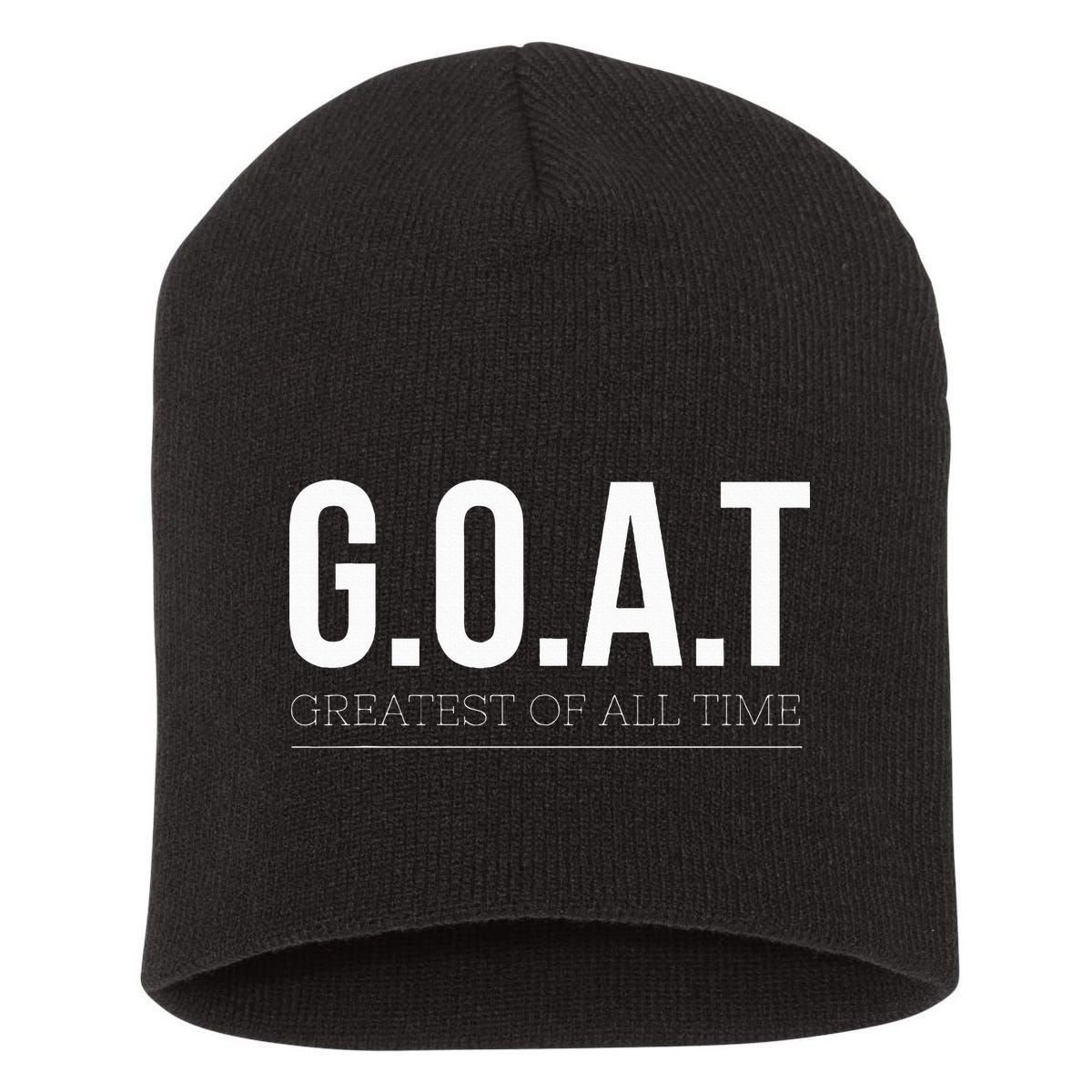 G.O.A.T The Ultimate Champion Short Acrylic Beanie