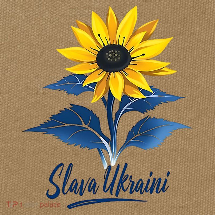 Glory To Ukraine Cotton Canvas Backpack