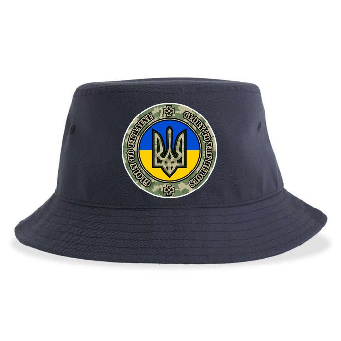 Glory To Ukraine Heroes Sustainable Bucket Hat
