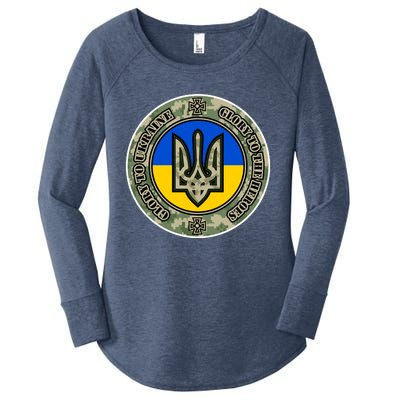 Glory To Ukraine Heroes Women's Perfect Tri Tunic Long Sleeve Shirt