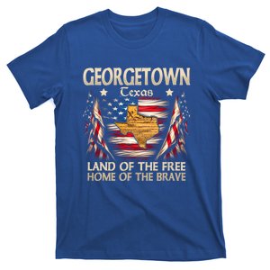 Georgetown Texas Usa Flag 4th Of July Funny Gift T-Shirt