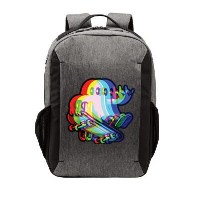 Ghost Trippy Vaporwave Halloween Techno Rave Edm Music Party Vector Backpack