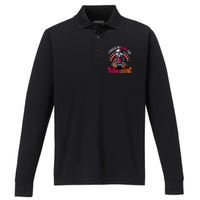 Gamer Thanksgiving Videogame Gaming Turkey Performance Long Sleeve Polo