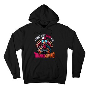 Gamer Thanksgiving Videogame Gaming Turkey Hoodie