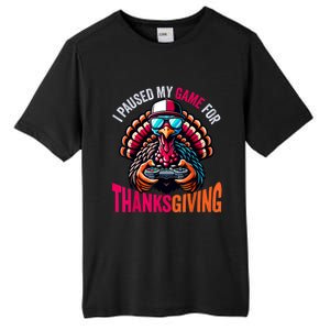 Gamer Thanksgiving Videogame Gaming Turkey Tall Fusion ChromaSoft Performance T-Shirt