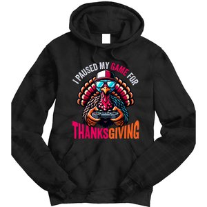 Gamer Thanksgiving Videogame Gaming Turkey Tie Dye Hoodie