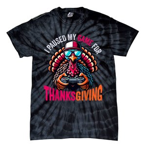 Gamer Thanksgiving Videogame Gaming Turkey Tie-Dye T-Shirt