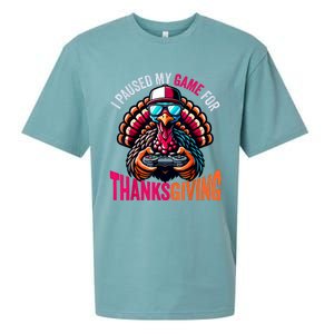 Gamer Thanksgiving Videogame Gaming Turkey Sueded Cloud Jersey T-Shirt