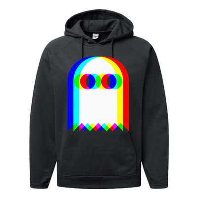 Ghost Trippy Vaporwave Halloween Techno Rave Edm Music Party Performance Fleece Hoodie