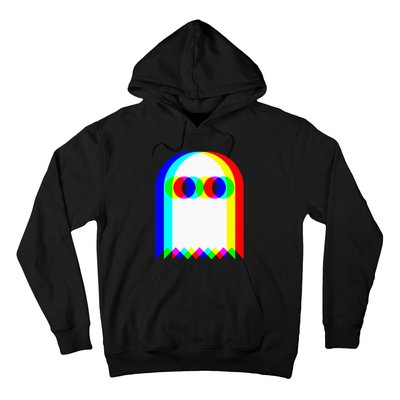 Ghost Trippy Vaporwave Halloween Techno Rave Edm Music Party Hoodie