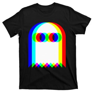 Ghost Trippy Vaporwave Halloween Techno Rave Edm Music Party T-Shirt