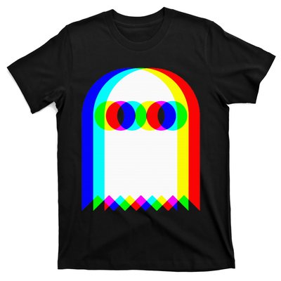 Ghost Trippy Vaporwave Halloween Techno Rave Edm Music Party T-Shirt