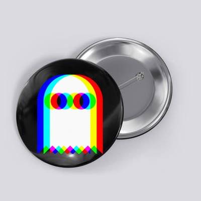 Ghost Trippy Vaporwave Halloween Techno Rave Edm Music Party Button