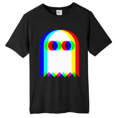 Ghost Trippy Vaporwave Halloween Techno Rave Edm Music Party Tall Fusion ChromaSoft Performance T-Shirt