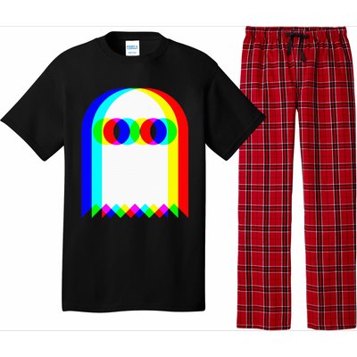 Ghost Trippy Vaporwave Halloween Techno Rave Edm Music Party Pajama Set