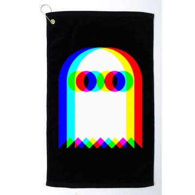 Ghost Trippy Vaporwave Halloween Techno Rave Edm Music Party Platinum Collection Golf Towel