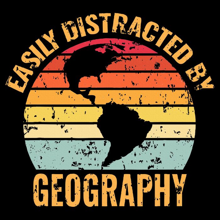 Geography Teacher Vintage Geographer Doggie Tank