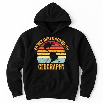 Geography Teacher Vintage Geographer Hoodie