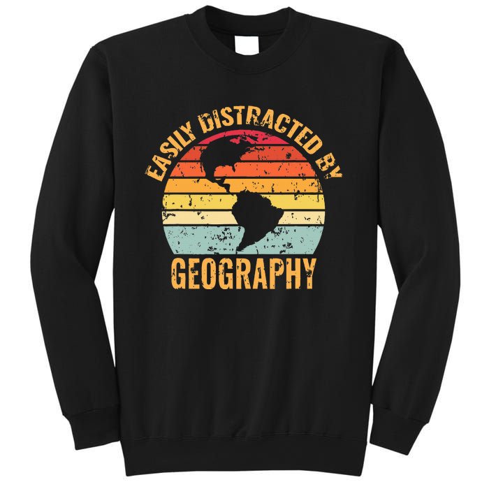 Geography Teacher Vintage Geographer Sweatshirt