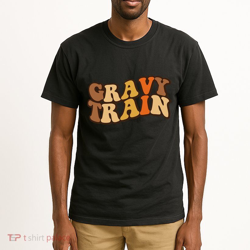 Gravy Train Vintage Thanksgiving Turkey Funny Love Gravy Tall T-Shirt