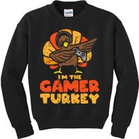 Gamer Turkey Video Games Gaming Thanksgiving Kids Sweatshirt