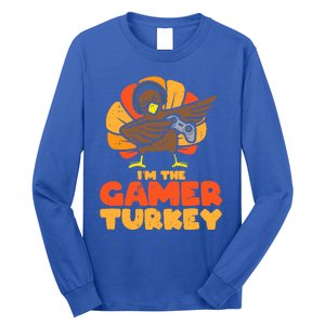 Gamer Turkey Video Games Gaming Thanksgiving Cool Gift Long Sleeve Shirt