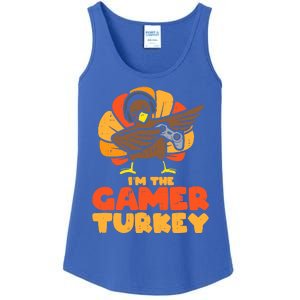 Gamer Turkey Video Games Gaming Thanksgiving Cool Gift Ladies Essential Tank