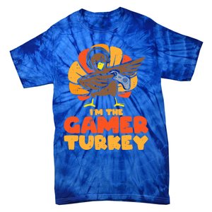 Gamer Turkey Video Games Gaming Thanksgiving Cool Gift Tie-Dye T-Shirt