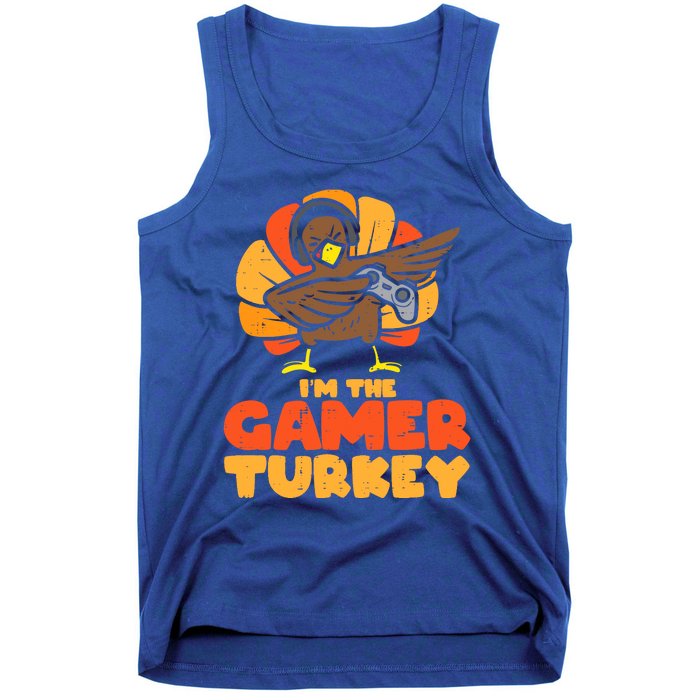 Gamer Turkey Video Games Gaming Thanksgiving Cool Gift Tank Top