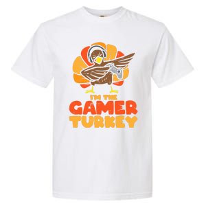 Gamer Turkey Video Games Gaming Thanksgiving Cool Gift Garment-Dyed Heavyweight T-Shirt